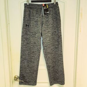 NWT UNDER ARMOUR STORM 1 COLD GEAR GRAY HEATHER SWEATPANTS / JOGGERS SIZE LARGE